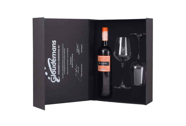 foam inlay wijndozen met gazen